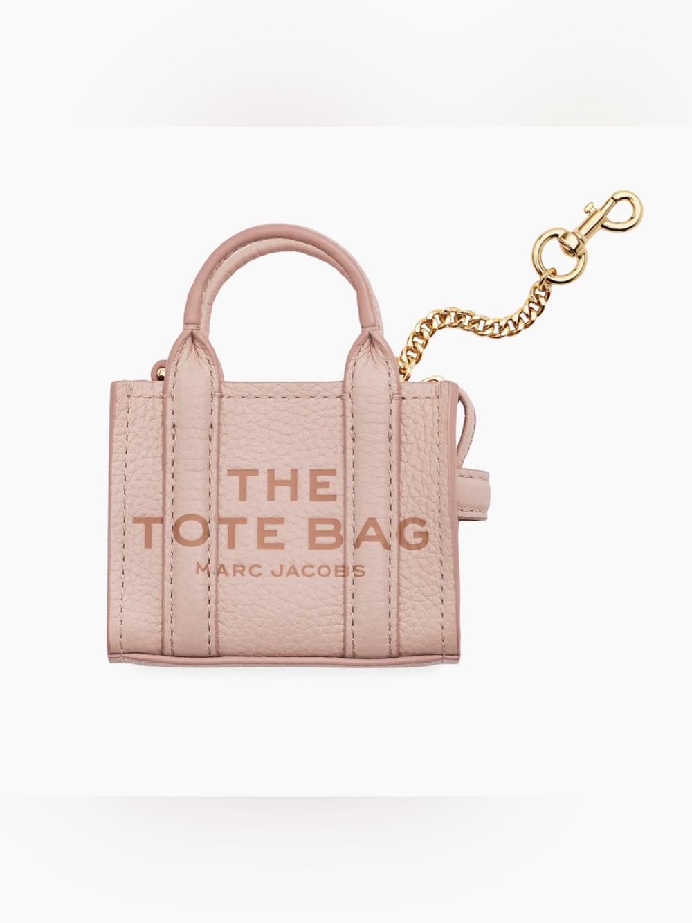 Marc Jacob’s Rose nano tote bag keychain